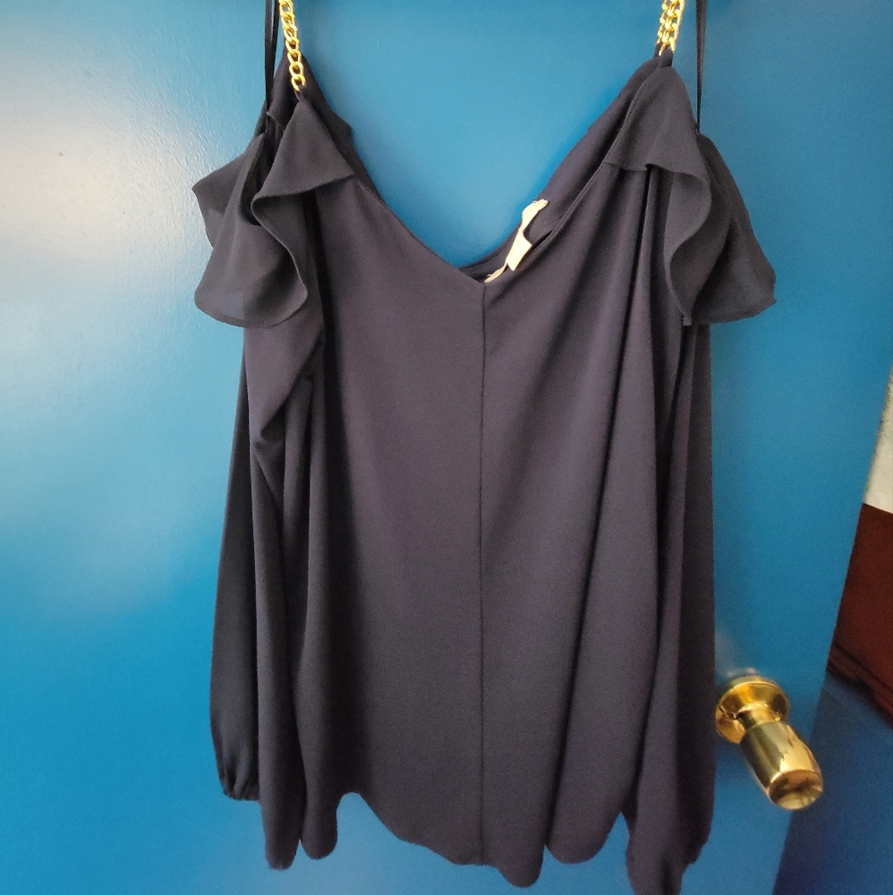 Michael kors cold shoulder top